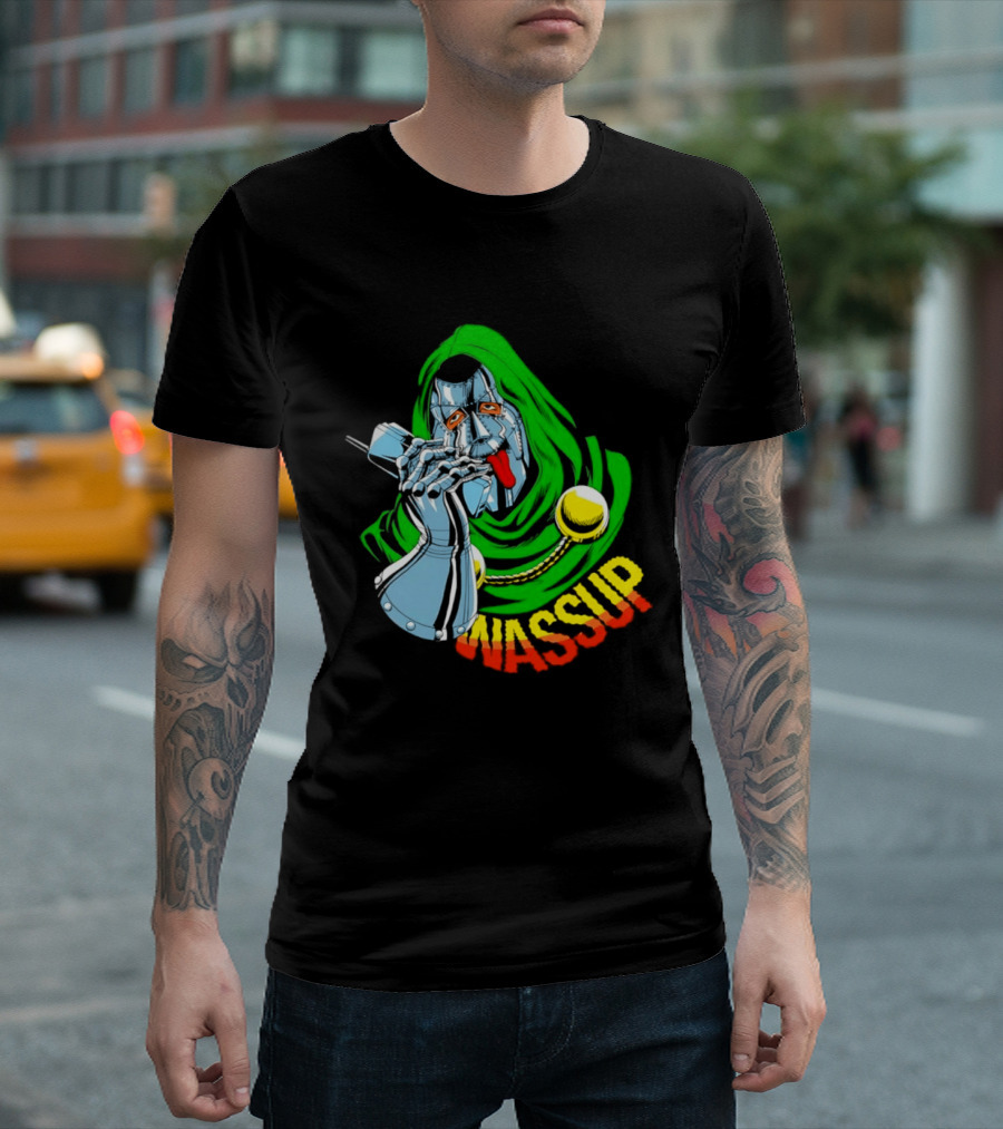 Wassup Doctor Doom Iconic Supervillain T-Shirt