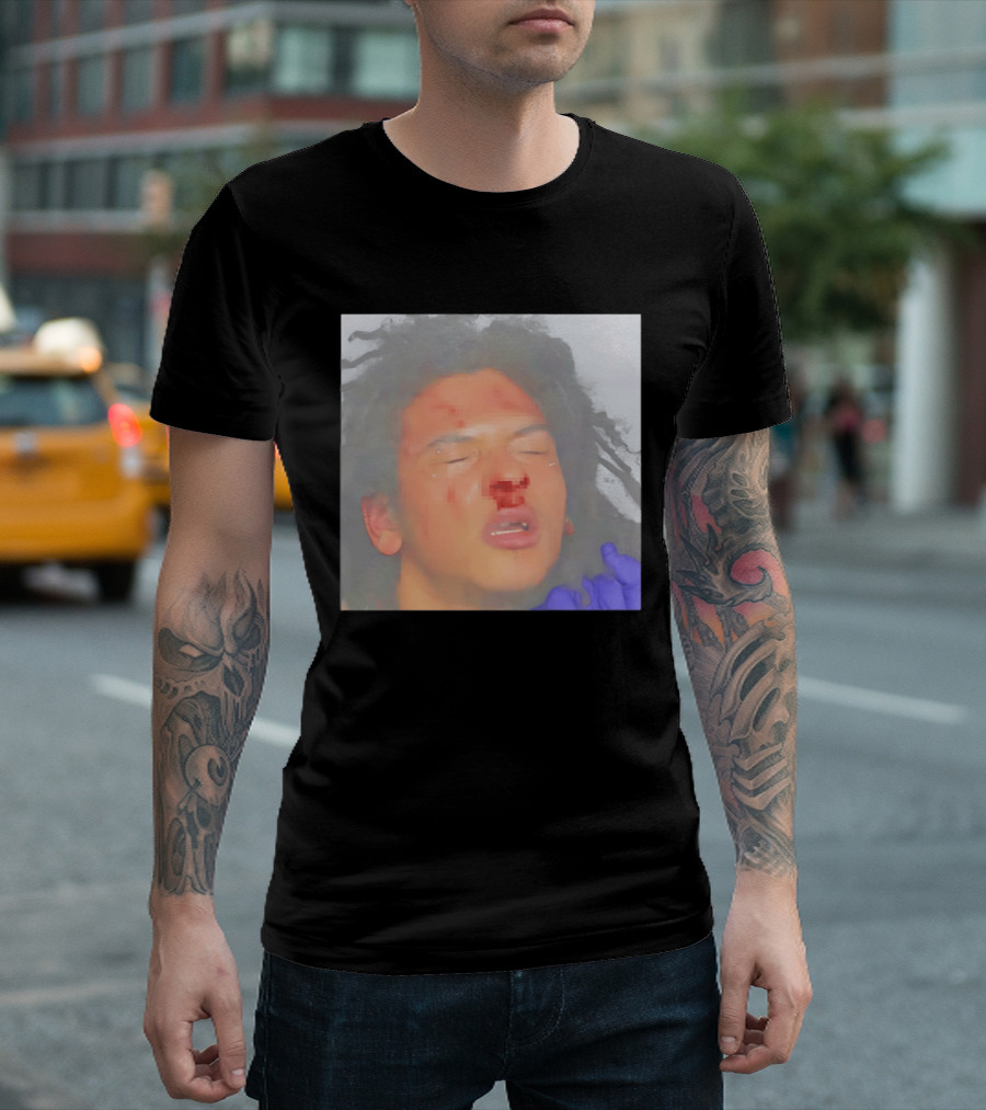 John Doe Unknown Player Generic Team Bloody Face T-Shirt