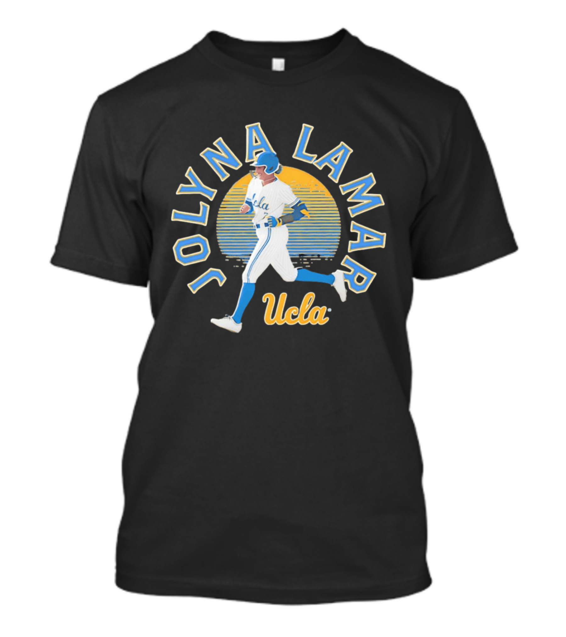 Jolina Lamar UCLA Softball Star Running At Sunset T-Shirt