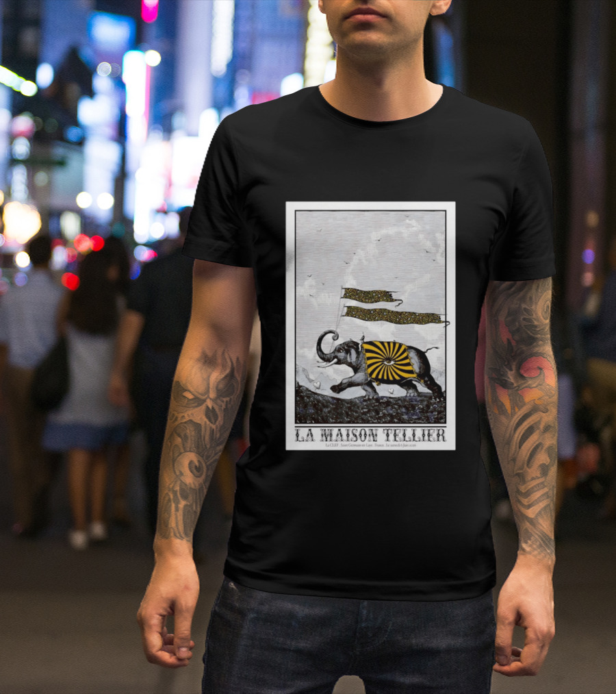 La Maison Tellier La CLEF Saint Germain En Laye Le Samedi 6 Juin 2026 Elephant T-Shirt