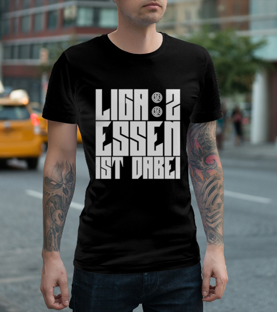 Liga 2 Essen Ist Dabei Soccer Celebration Football T-Shirt