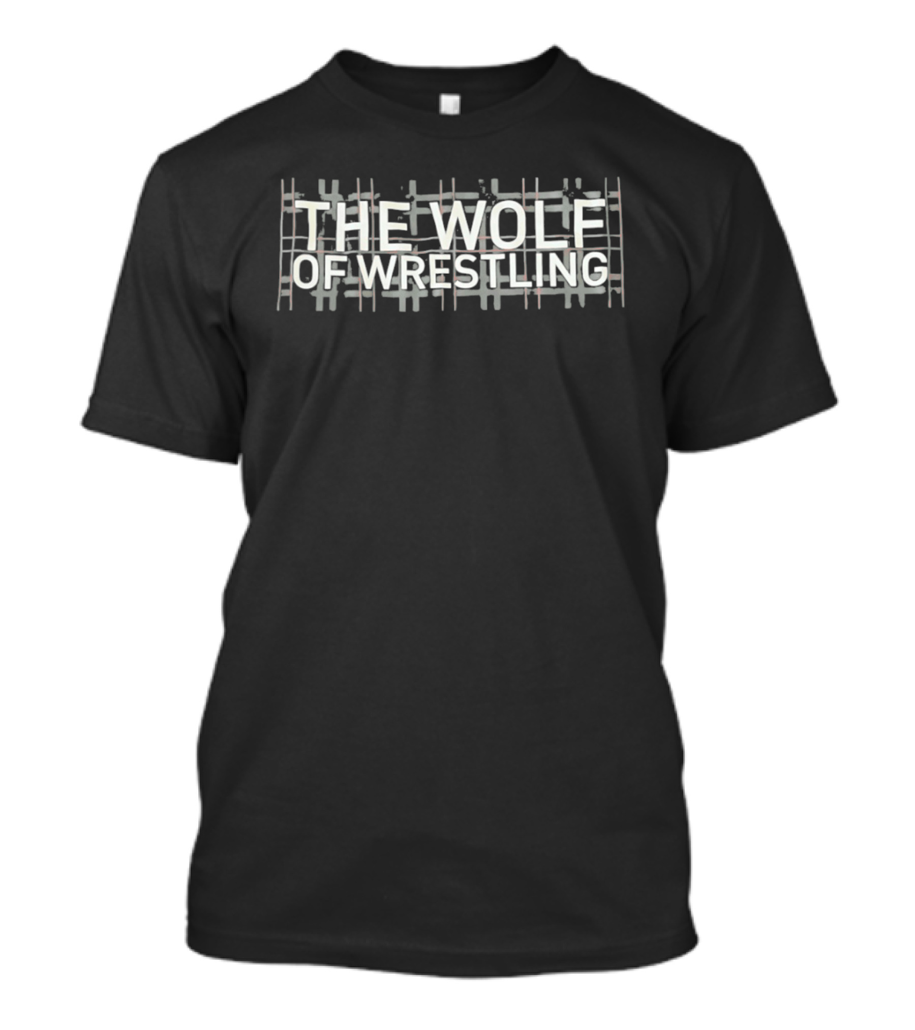 The Wolf Of Wrestling Grid T-Shirt
