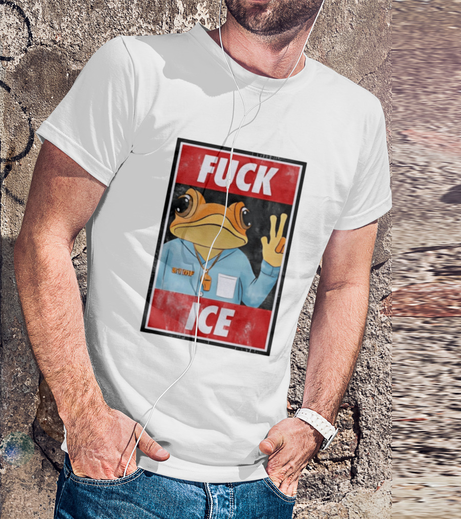Fuck ICE DTMF Frog Whistle New York Knicks Player Basketball Sports T-Shirt