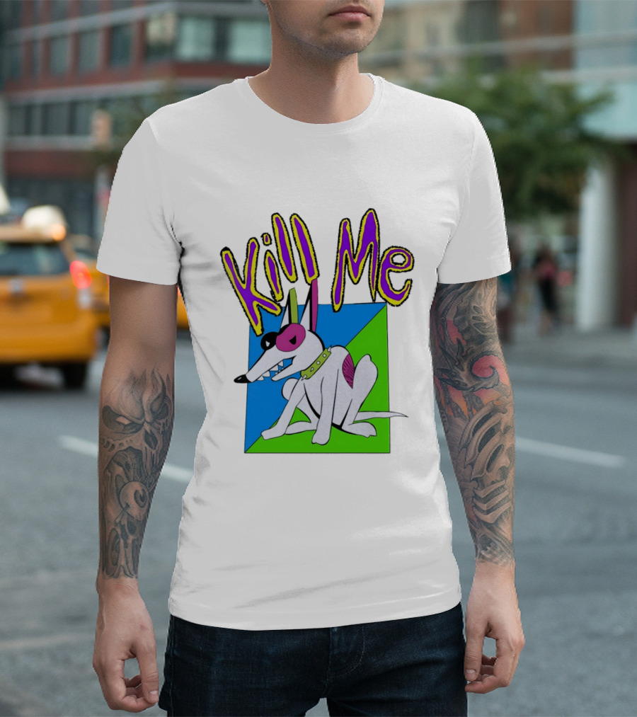 Kill Me Spuds MacKenzie Dog 1980s Pop Culture T-Shirt