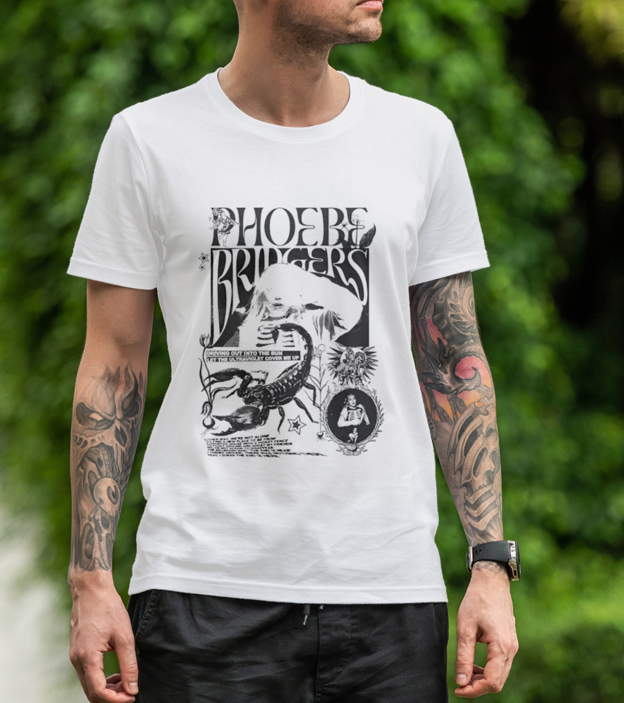Phoebe Bridgers Ultraviolet Sun Driving Let The Cover T-Shirt
