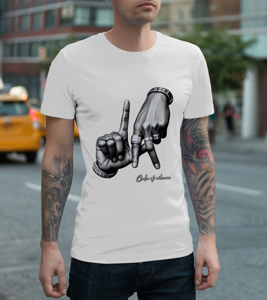Code Of Silence LA Hand Gesture T-Shirt
