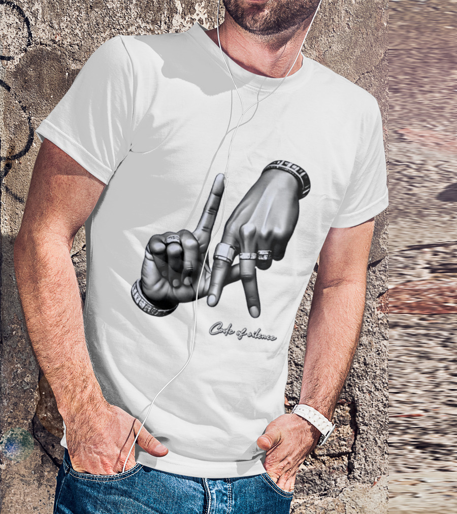 Code Of Silence LA Hand Gesture T-Shirt