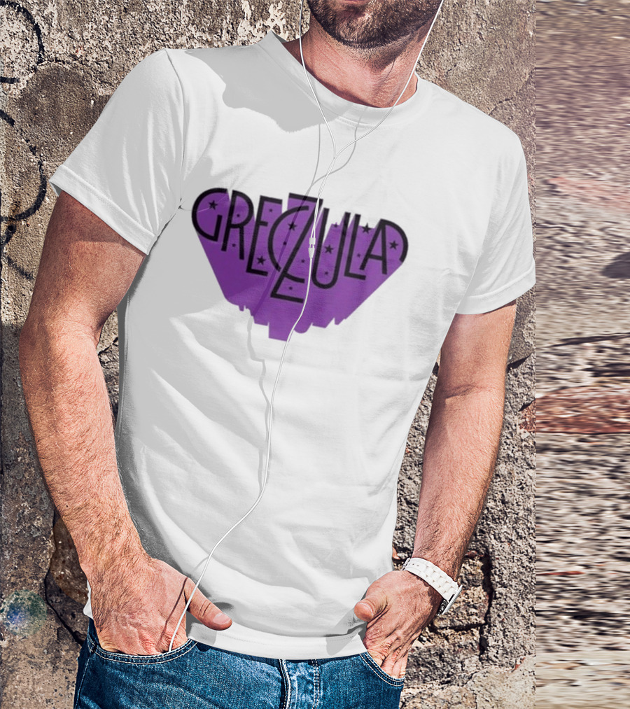 Greczula Starry Purple Tour 2026 Font T-Shirt