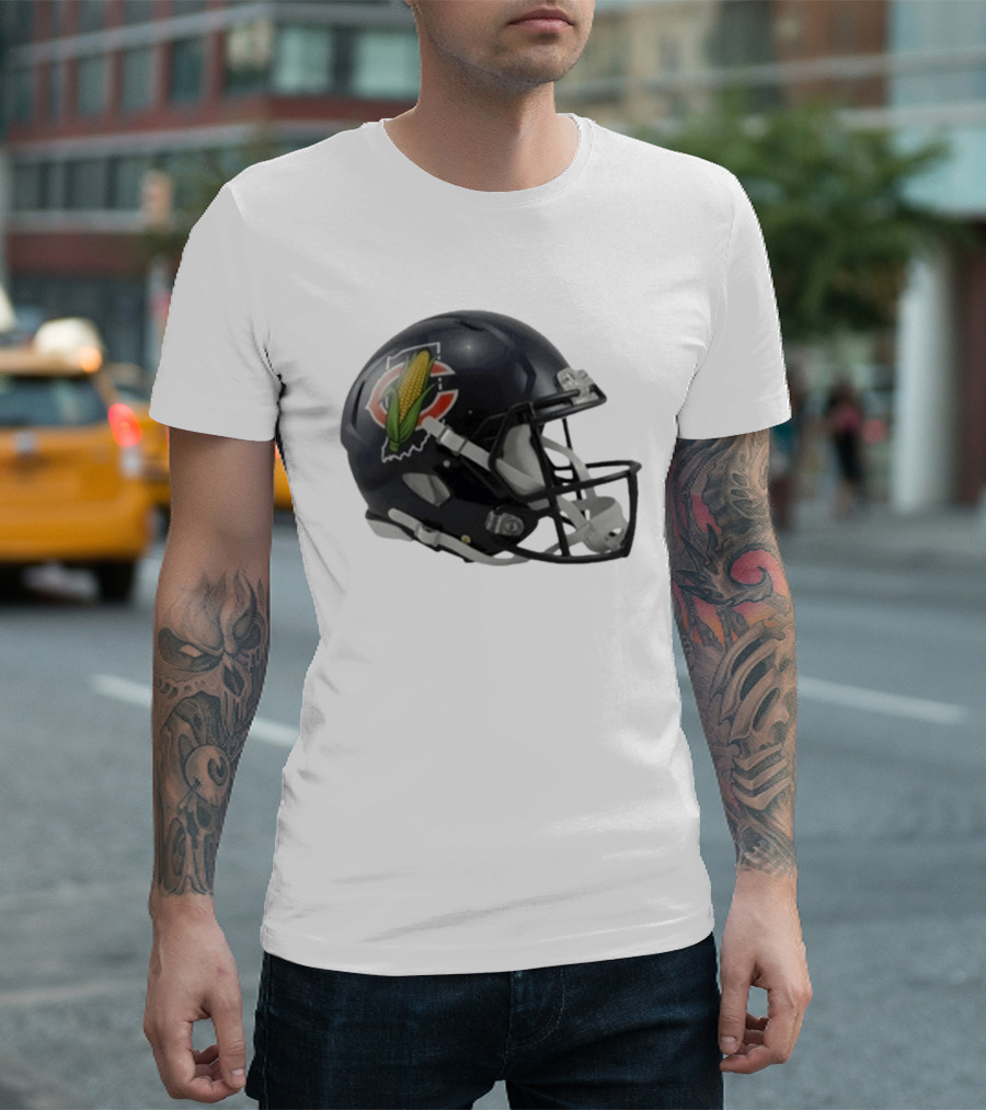 Chicago Bears Indiana Corn Helmet 2026 Edition T-Shirt
