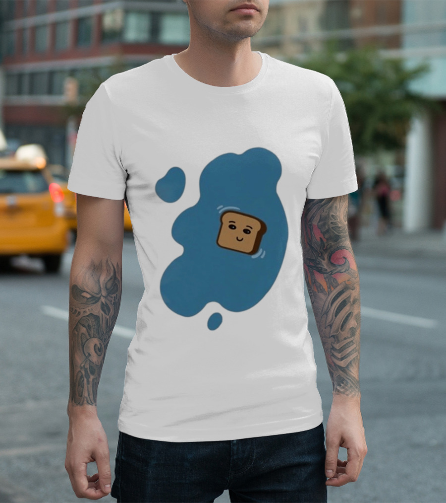 New Soggy Toast Another Spill Happy Bread In Puddle T-Shirt