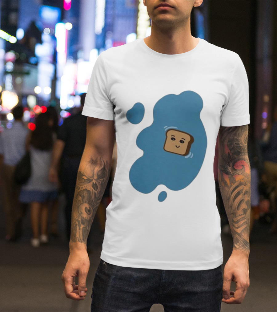 New Soggy Toast Another Spill Happy Bread In Puddle T-Shirt