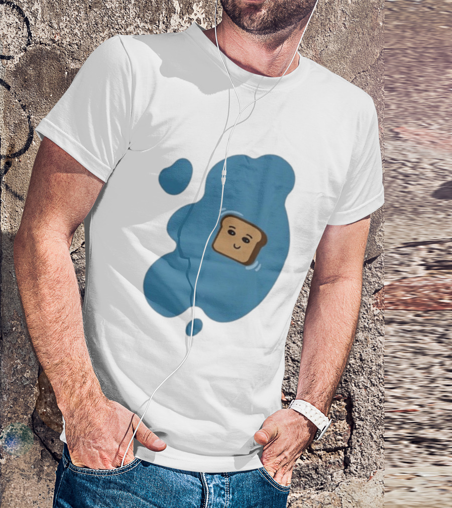 New Soggy Toast Another Spill Happy Bread In Puddle T-Shirt