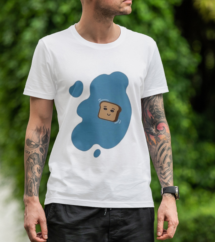 New Soggy Toast Another Spill Happy Bread In Puddle T-Shirt