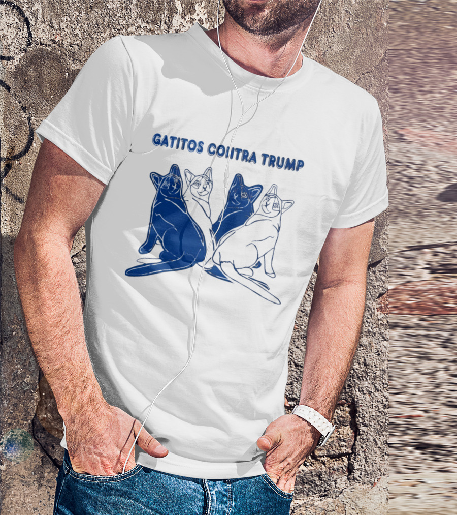Gatitos Contra Trump Sphynx Cats T-Shirt