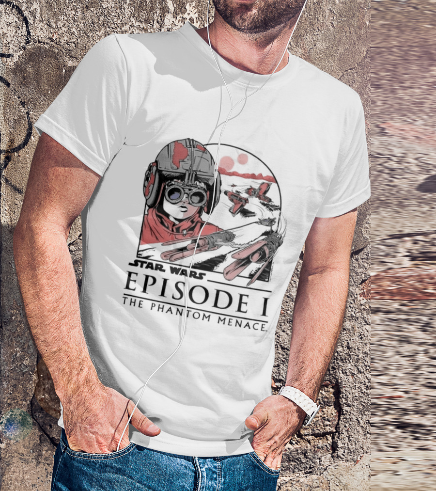Star Wars Episode I The Phantom Menace Podrace Scene T-Shirt