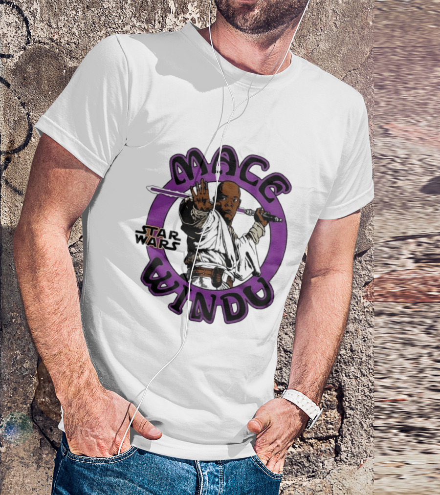 Star Wars Mace Windu Purple Jedi T-Shirt