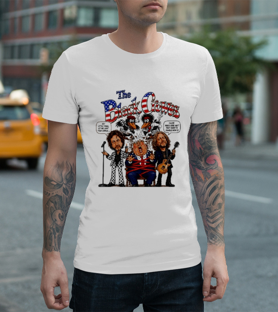 The Black Crowes Dump On Trump Political Commentary Band T-Shirt