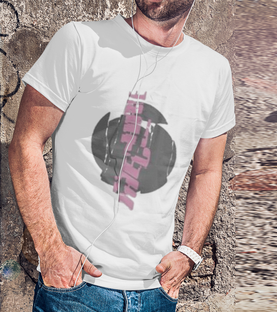 The Cure Vertical Festival Summer 2026 Black And Pink T-Shirt
