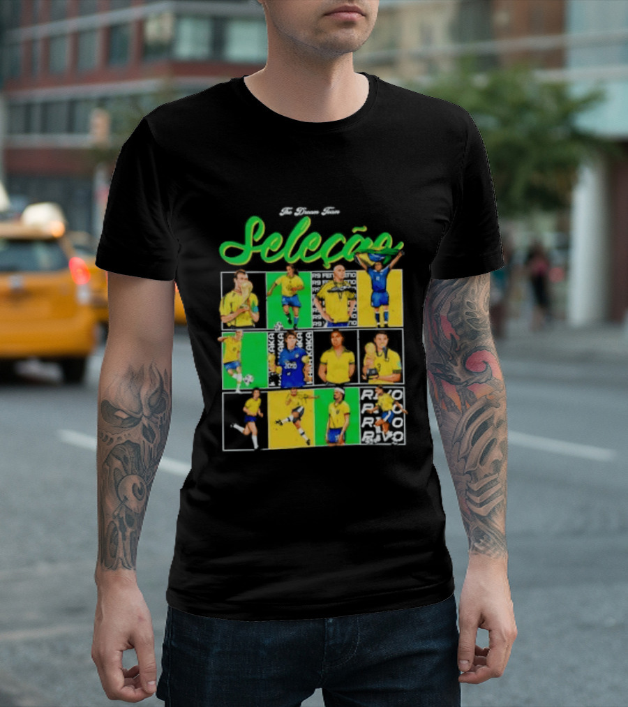 Selecao Brasil Football Legends Soccer Dream Team Series T-Shirt