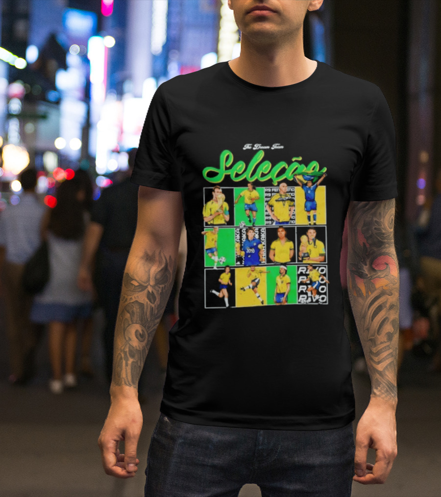 Selecao Brasil Football Legends Soccer Dream Team Series T-Shirt