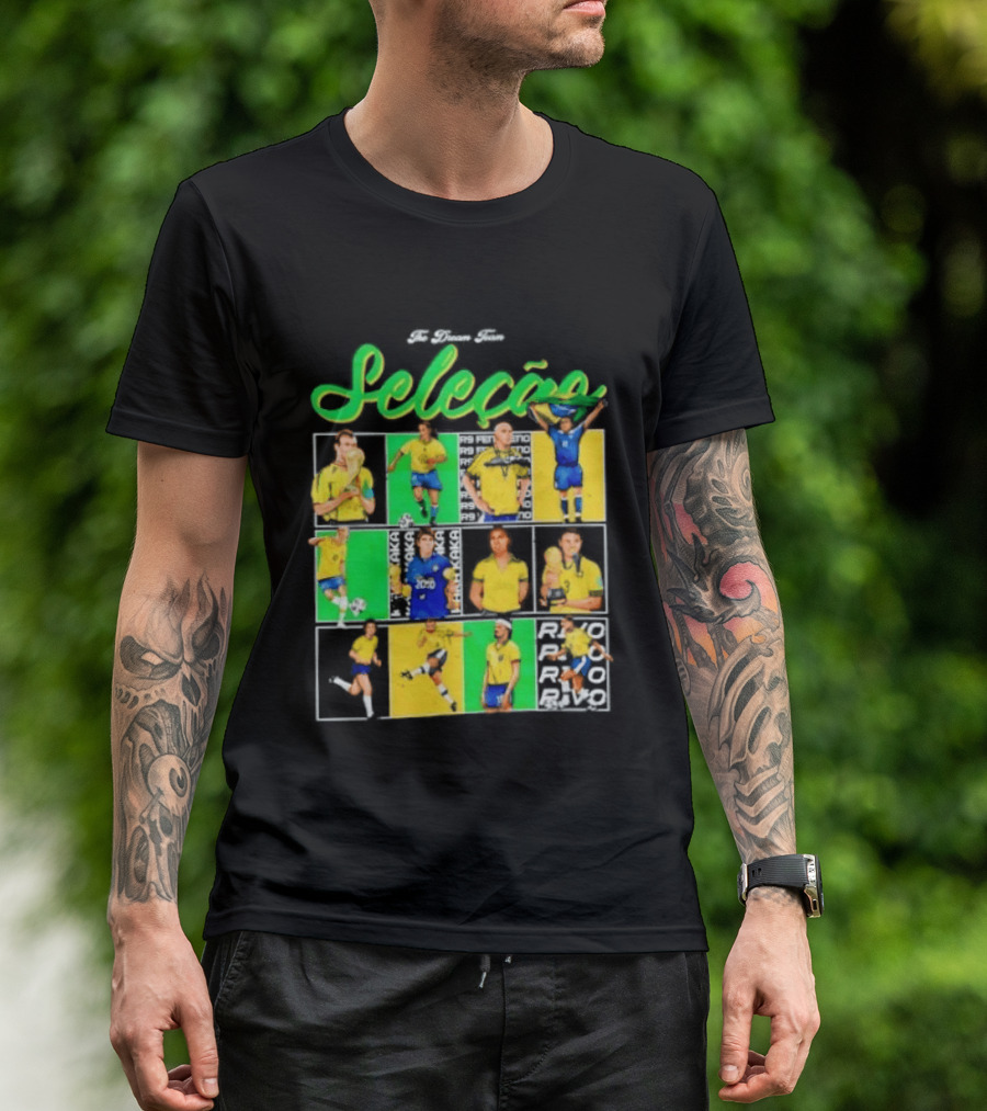 Selecao Brasil Football Legends Soccer Dream Team Series T-Shirt