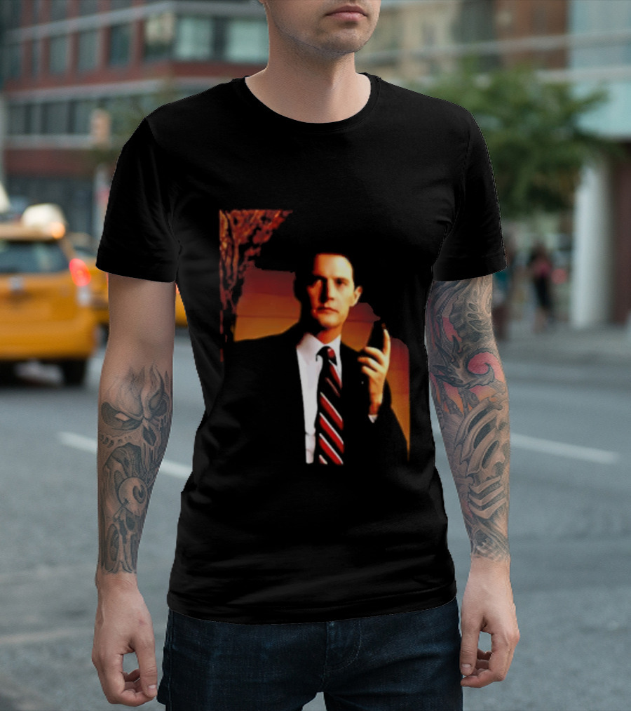 Dale Cooper Twin Peaks Iconic Red Room Aesthetic T-Shirt
