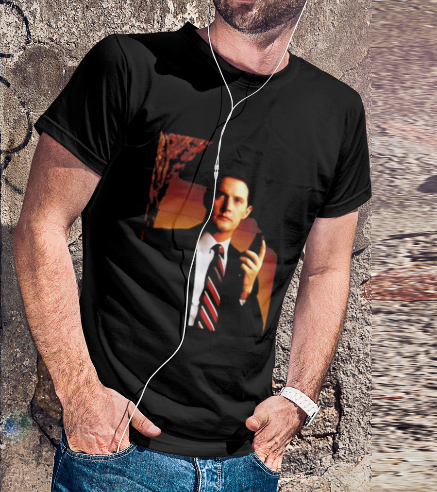 Dale Cooper Twin Peaks Iconic Red Room Aesthetic T-Shirt