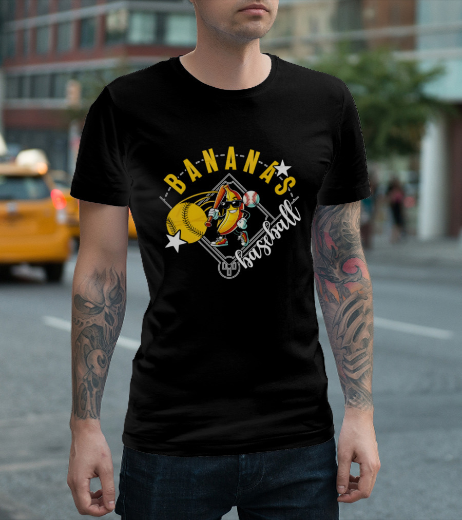 Savannah Bananas Baseball Cartoon 2026 Meme T-Shirt
