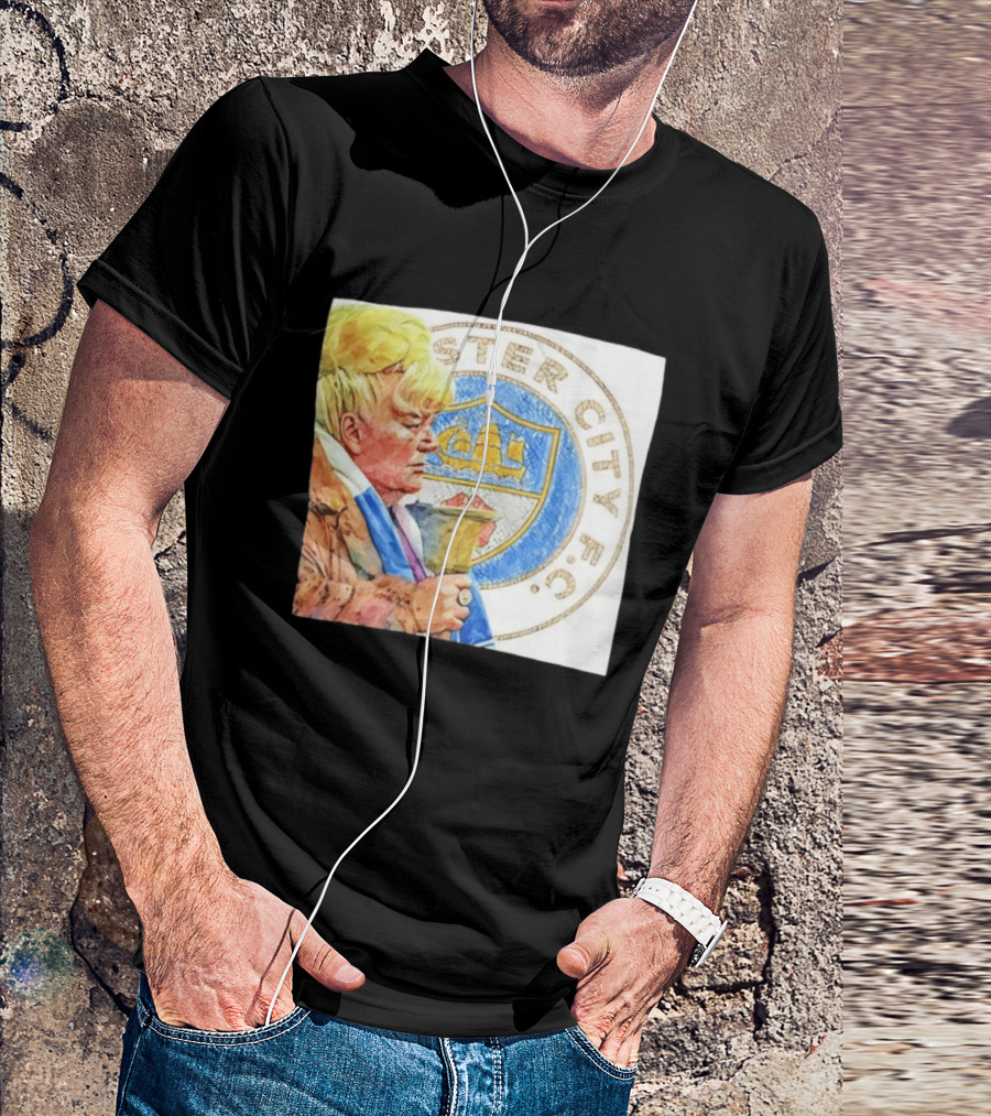 Helen The Bell Manchester City FC Icon With Fan And Club T-Shirt