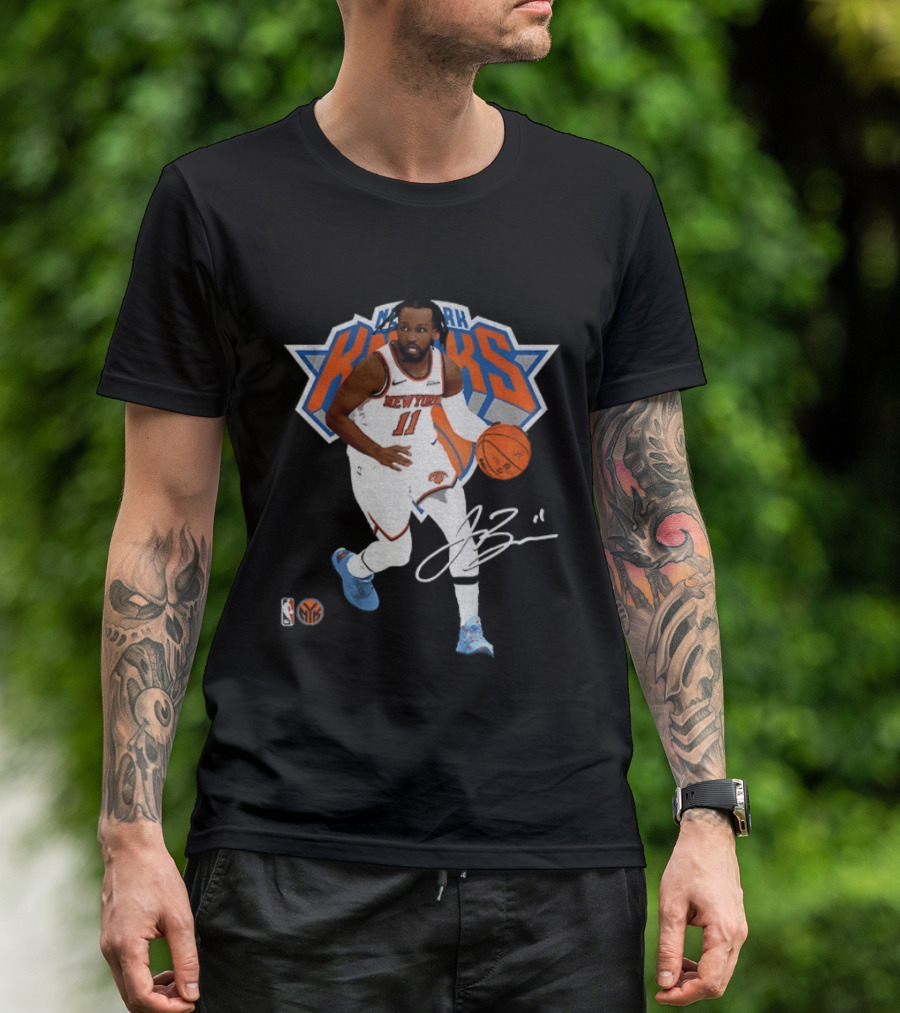 Jalen Brunson Dunk New York Knicks Basketball NBA T-Shirt