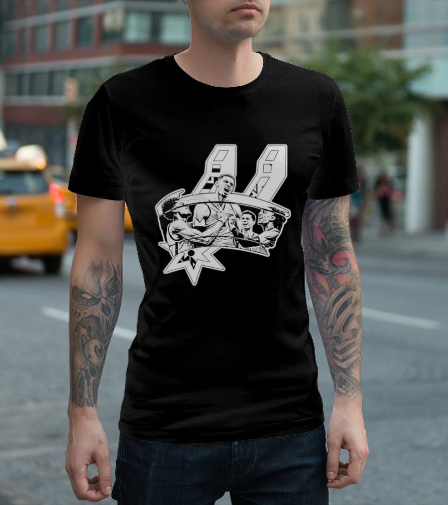 Victor Wembanyama San Antonio Spurs Basketball Players NBA Team Celebration T-Shirt