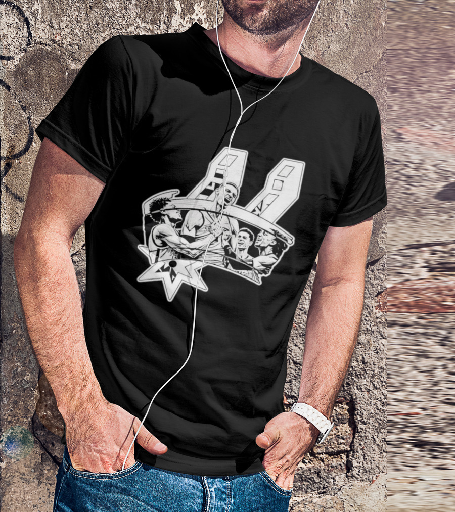 Victor Wembanyama San Antonio Spurs Basketball Players NBA Team Celebration T-Shirt