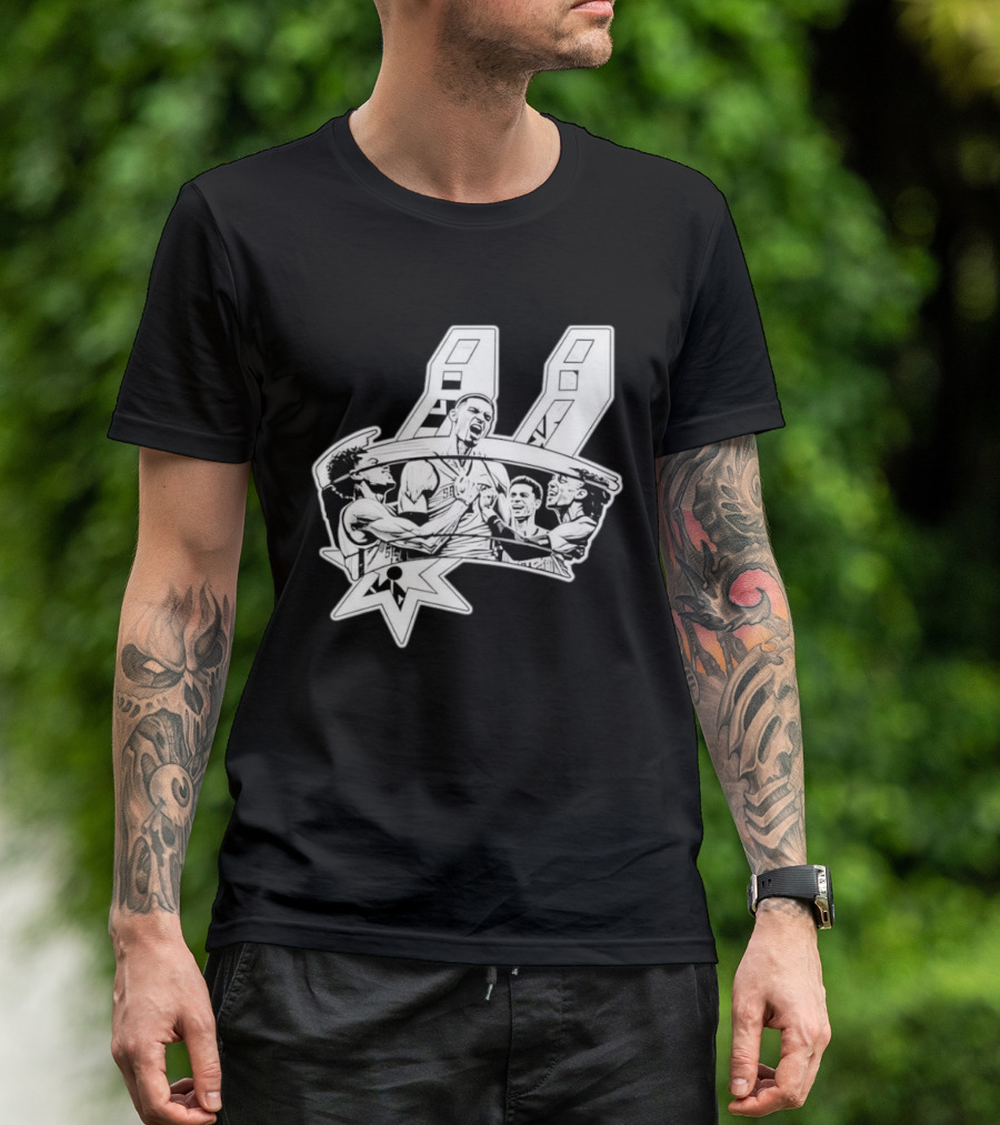Victor Wembanyama San Antonio Spurs Basketball Players NBA Team Celebration T-Shirt