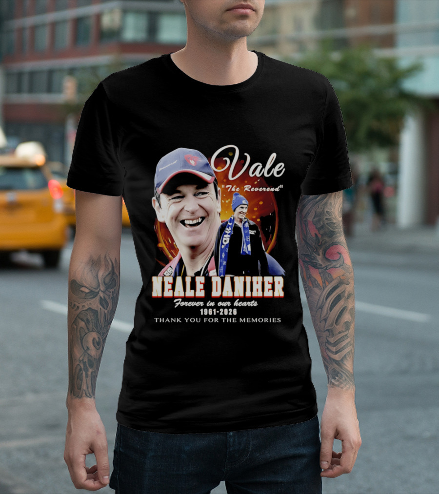 Vale Neale Daniher The Reverend Forever In Our Hearts 1961 2026 Thank You For The Memories T-Shirt