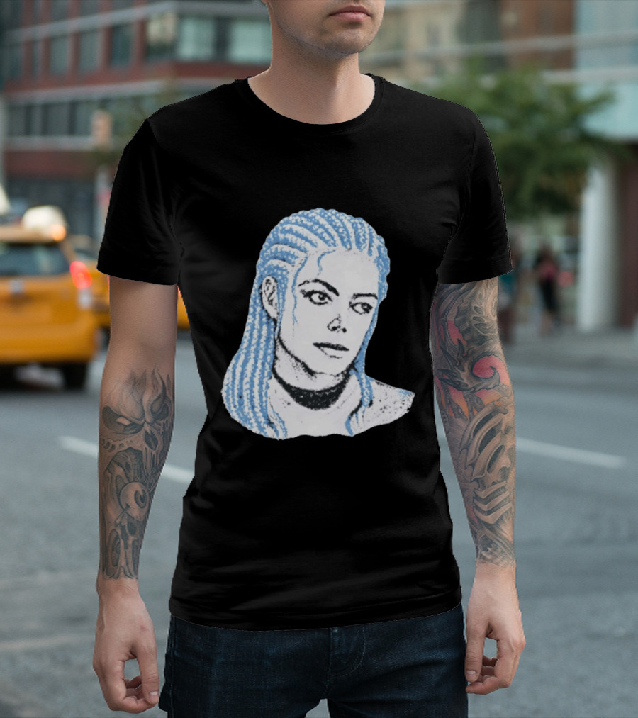 Iceman And MJ Braided Style Fusion T-Shirt