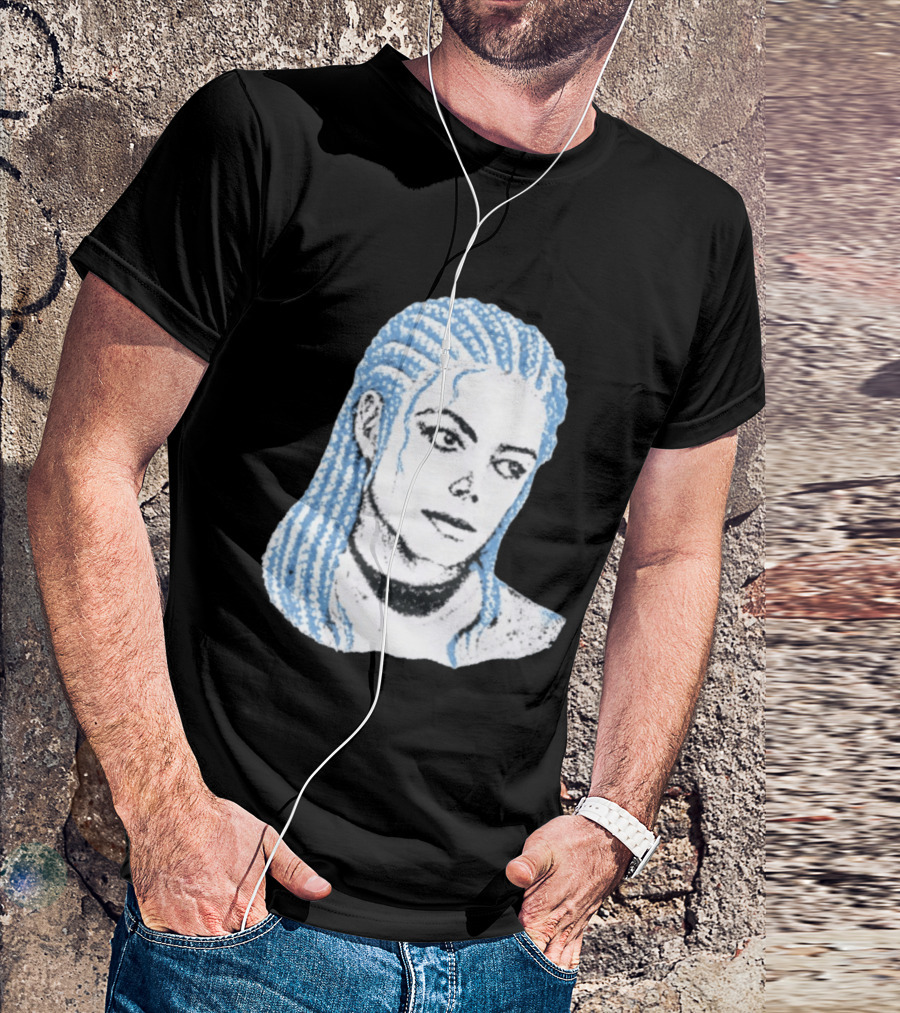 Iceman And MJ Braided Style Fusion T-Shirt