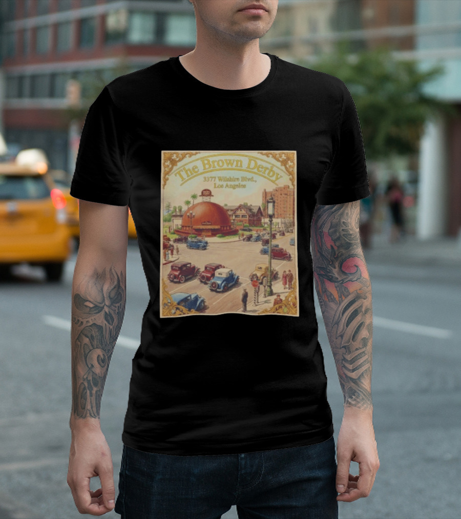 The Brown Derby 3377 Wilshire Blvd Los Angeles T-Shirt