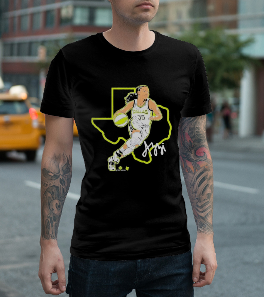 Azzi Fudd Dallas Basketball Star Texas T-Shirt