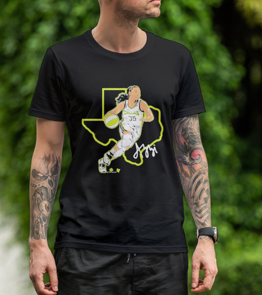 Azzi Fudd Dallas Basketball Star Texas T-Shirt