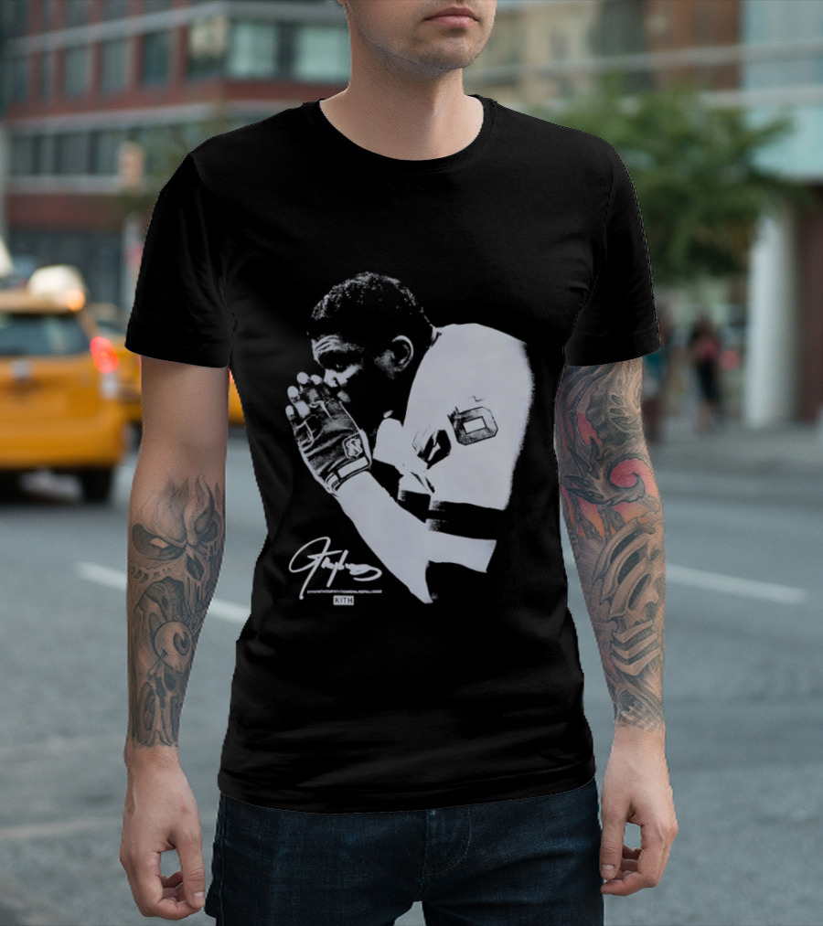 Kith National Football League Lawrence Taylor Praying Hands Signature Edition T-Shirt