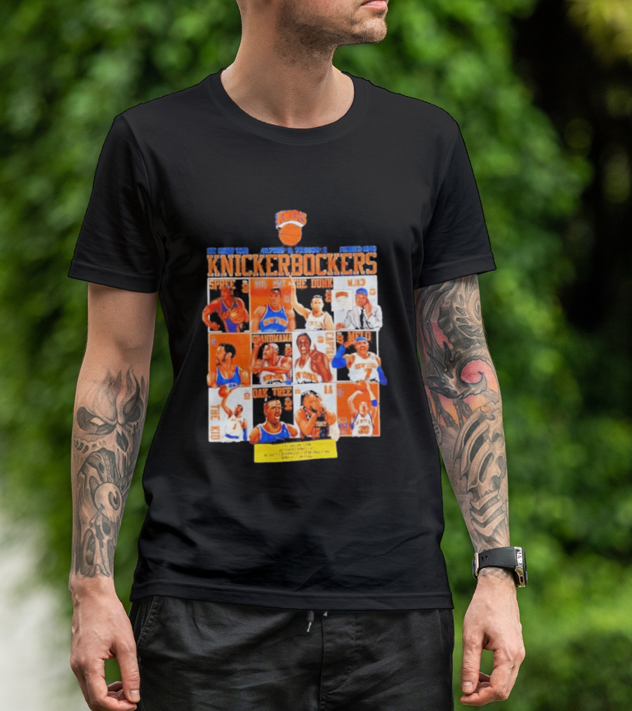 New York Knicks Knickerbockers Basketball Legends Spree Melo Run MSG Series T-Shirt