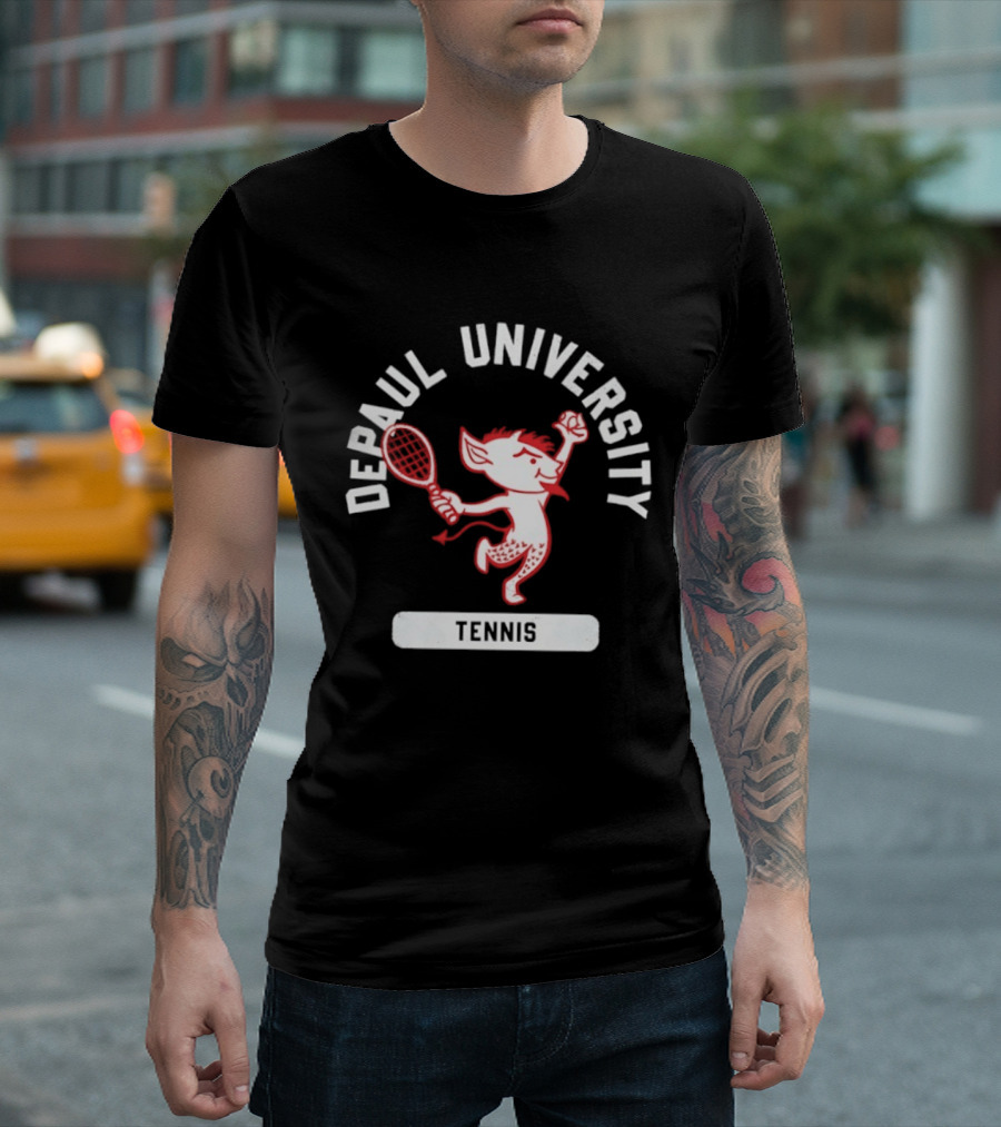 DePaul University Blue Demons Tennis T-Shirt
