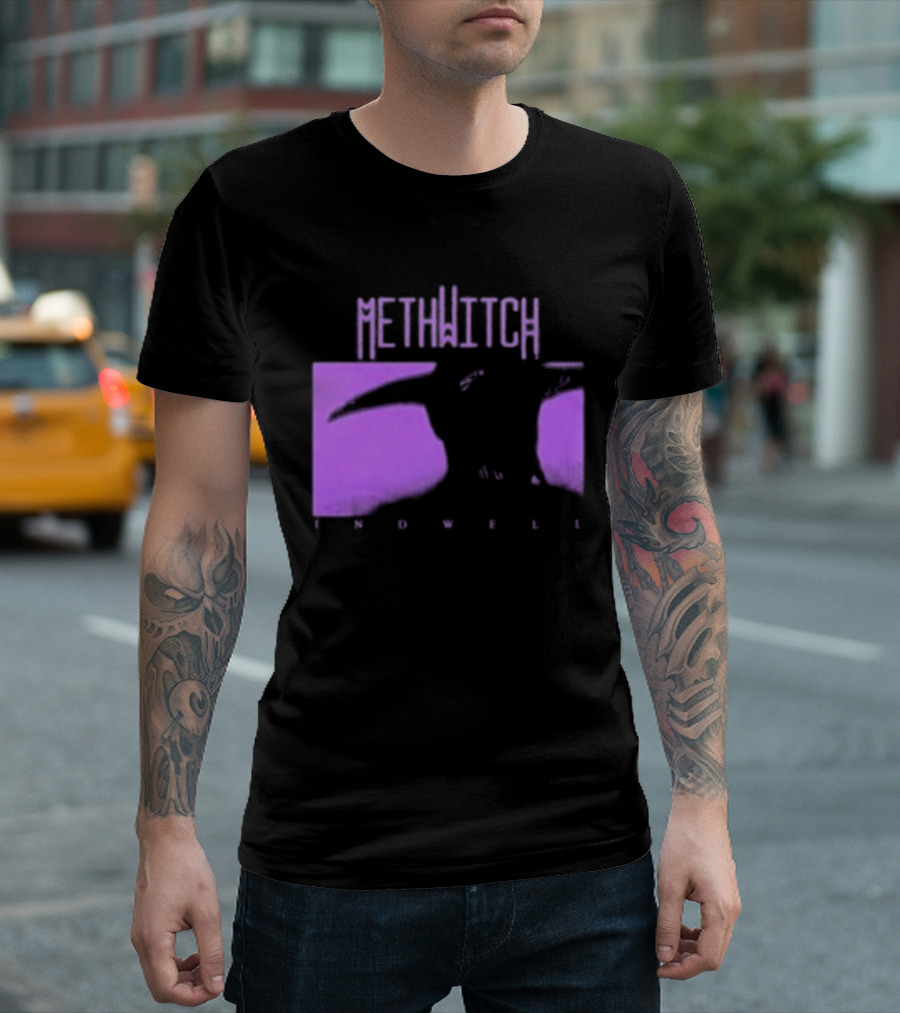 Methwitch Digital Well Records Indwell Mirror T-Shirt