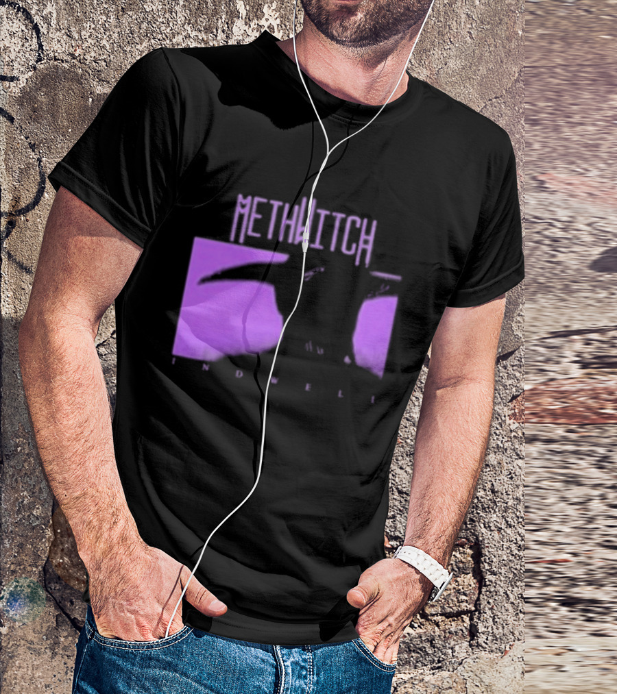 Methwitch Digital Well Records Indwell Mirror T-Shirt