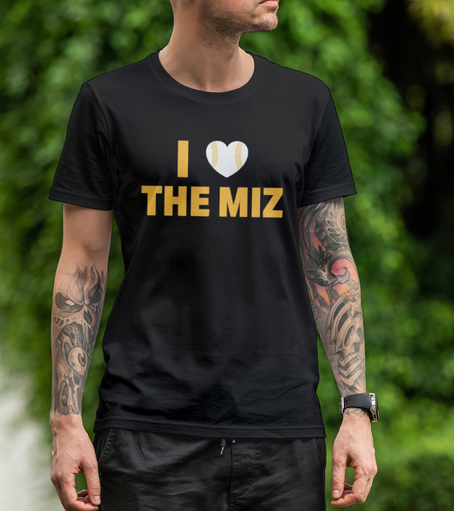 I Heart The Miz Baseball Jacob Misiorowski Milwaukee T-Shirt