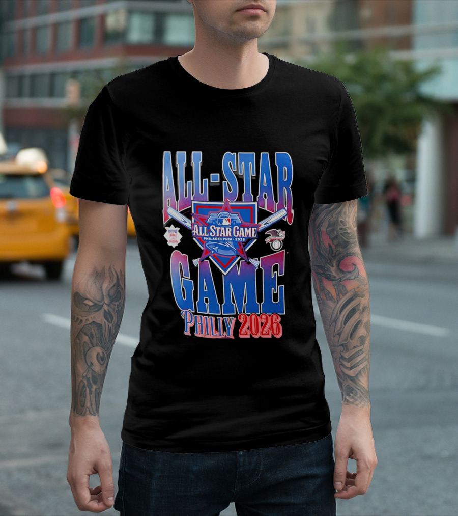Philadelphia Phillies MLB All Star Game Philly 2026 Home Plate T-Shirt