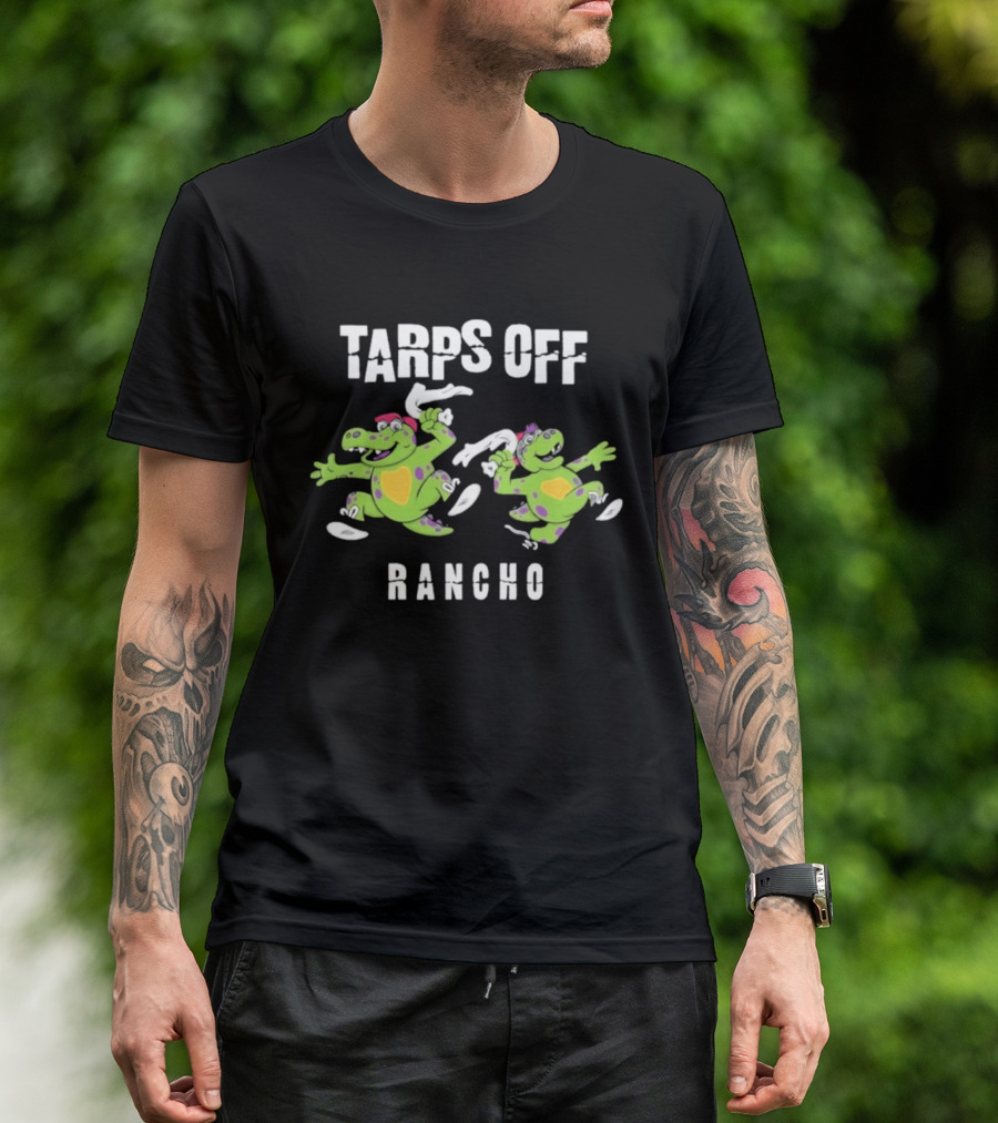 Rancho Cucamonga Quakes Tarps Off Rancho Alligator Fun T-Shirt