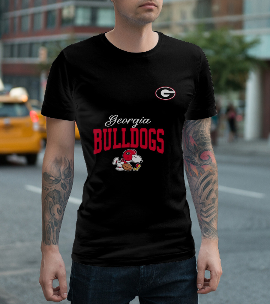 Georgia Bulldogs Snoopy Woodstock Forever Not Just When We Win T-Shirt