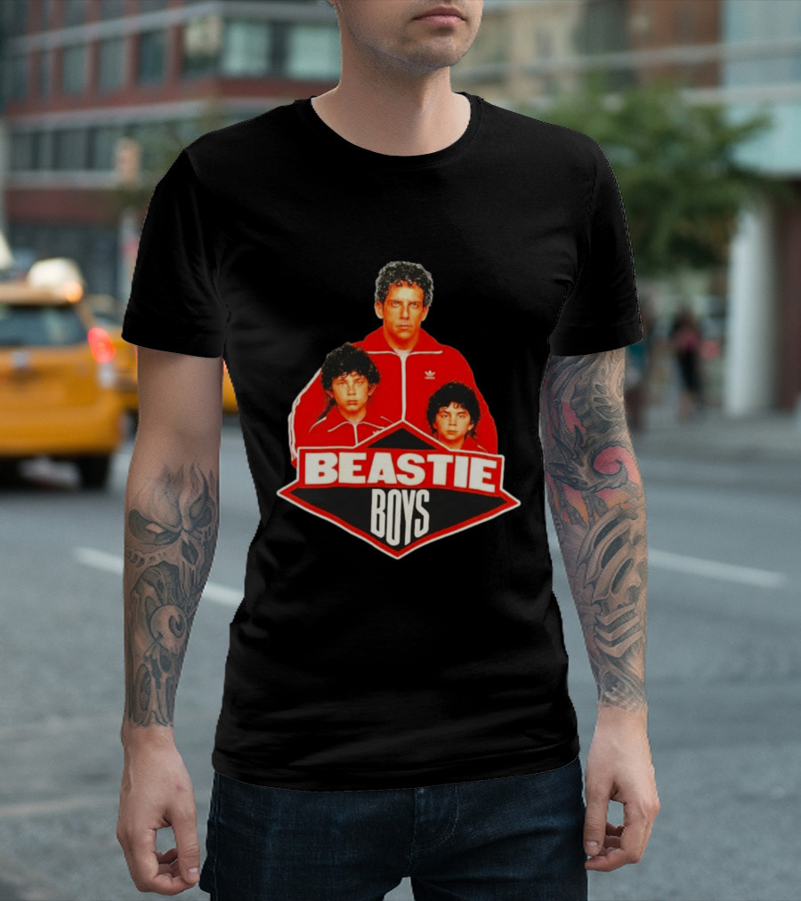 Beastie Boys Red Tracksuit Iconic Hip Hop T-Shirt