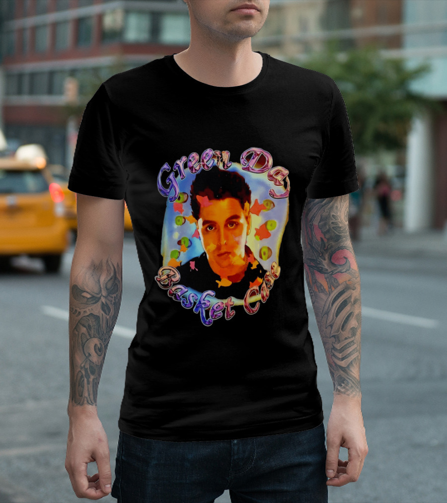 Green Day Basket Case Billie Joe Armstrong Colorful T-Shirt